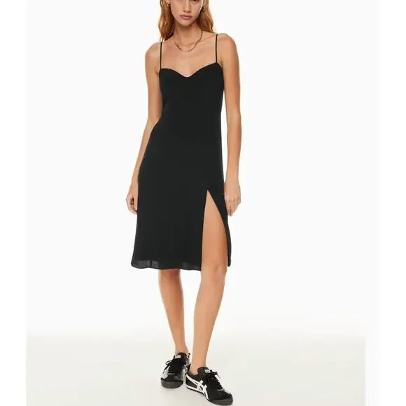 Aritzia Sunday Best Viola Bustier Midi Slip Dress Royal Blue Size M - Picture 4 of 11